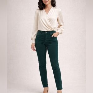 Ann Taylor Forest Green Soft Jeans